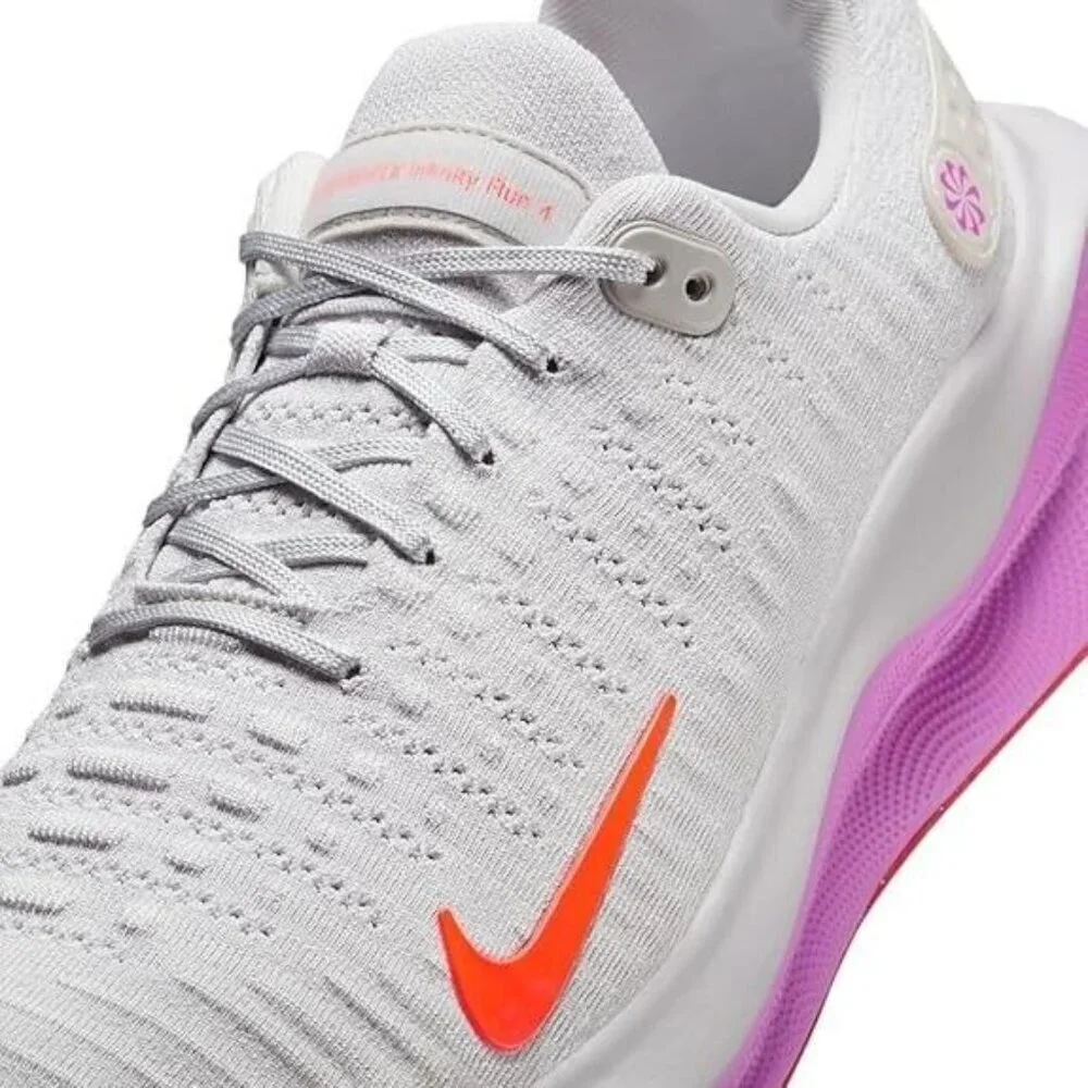 Nike InfinityRN 4 Men's Road Running Shoes DR2665-011 Vast Grey/Hyper Violet/ 12